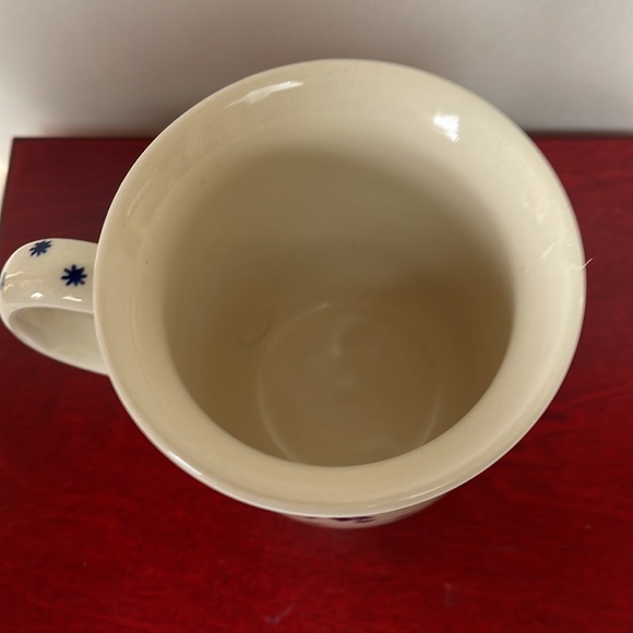 Polish pottery mug winter bells and. Snowflakes - Picture 3 of 8